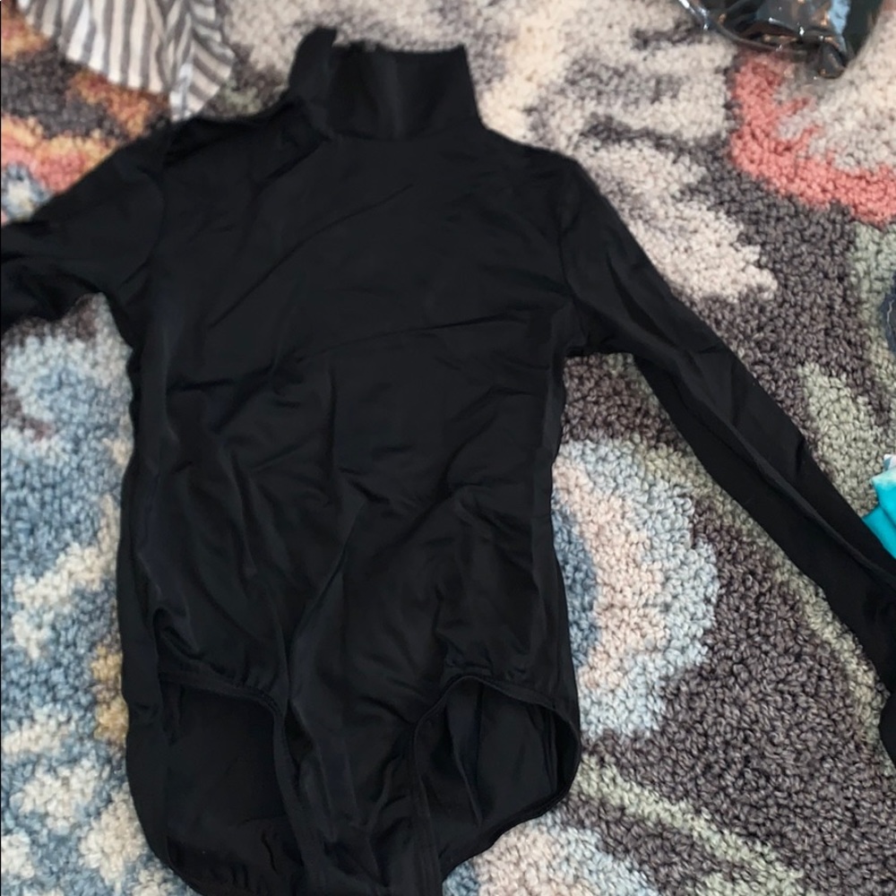 Black Turtleneck Leotard
